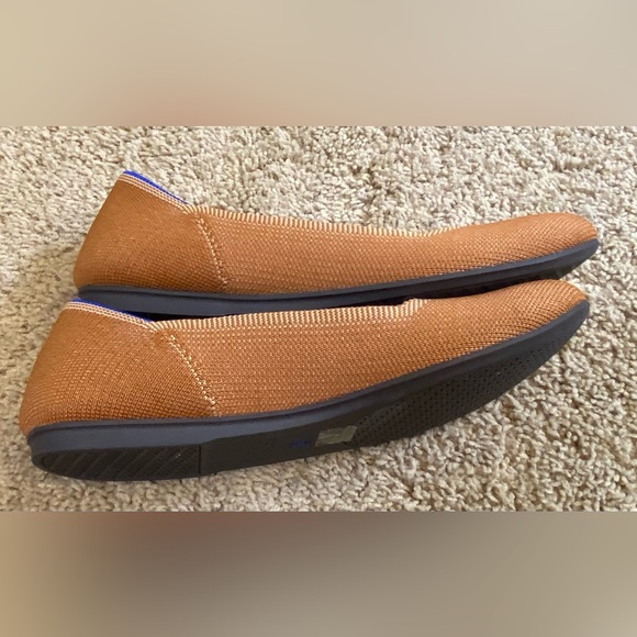 Rothy's Tan Knit Flats Comfortable Slip-On Loafers - Picture 5 of 7